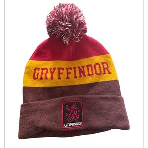 Gryffindor Authentic Cozy Winter Knit Beanie with Pom Pom